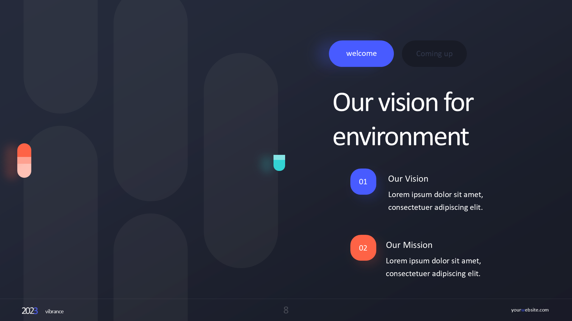 Vision Mission Dark slide 8